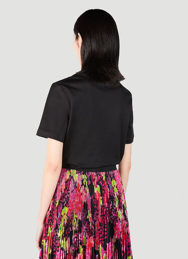 Versace Safety Pin Goddess T-Shirt Black vrs0251020