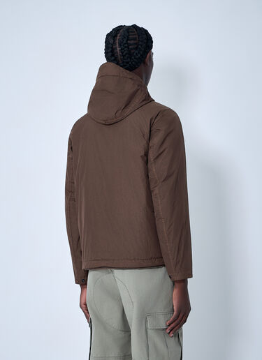 Stone Island Logo Patch Jacket Brown sto0164060