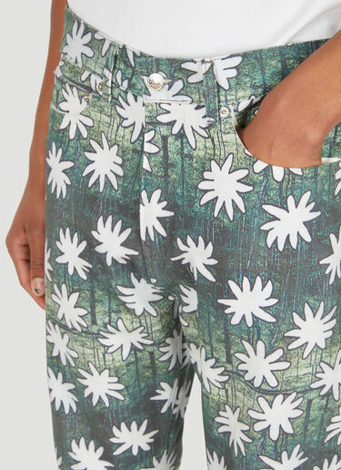 Flower Jeans DRx x STEFAN MEIER x LN-CC Flower Jeans Green drs0350009