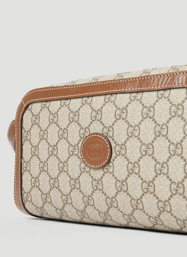 Gucci Interlocking G Toiletry Bag Brown guc0153138