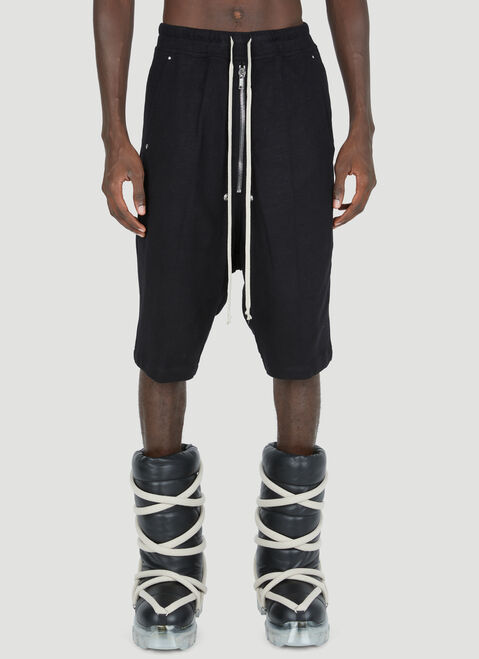 Moncler x Rick Owens Bela Pods Shorts Black mcs0355006