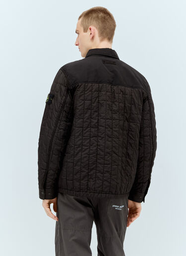 Stone Island Quilted Jacket Black sto0156040