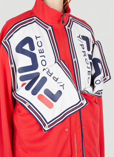 Y/Project x FILA Snap Panel Jacket Red ypf0348001