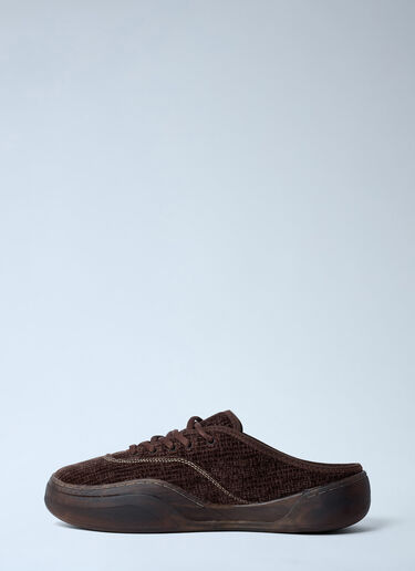 Corduroy Camino Mule Sneakers ERL Corduroy Camino Mule Sneakers Brown erl0162010