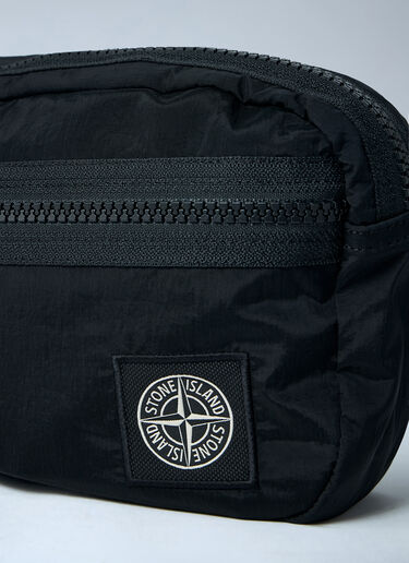 Logo Motif Belt Bag Stone Island Logo Motif Belt Bag Black sto0164024