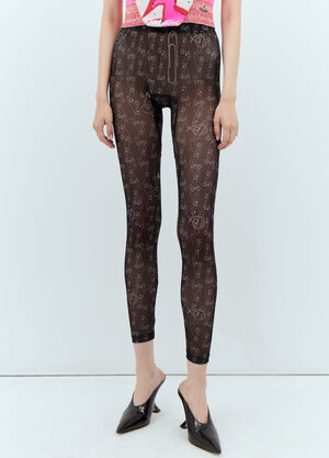 Balenciaga Safety Pin Leggings Black bal0257017
