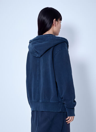 Entire Studios Slim Zip Up Hoodie Navy ent0266039