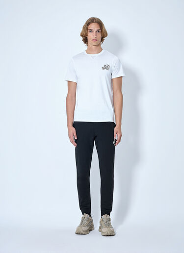LN-CC® - Moncler: Logo Patch T-Shirt - White Moncler Logo Patch T-Shirt White mon0165018