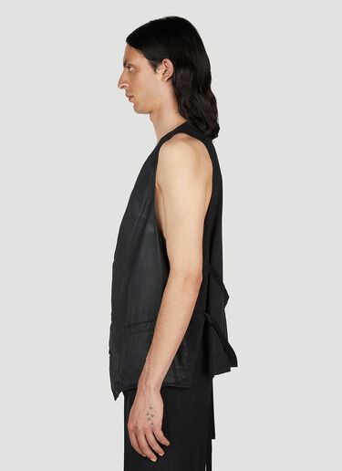 Ann Demeulemeester Ruben Classic Comfort Waistcoat Black ann0152008