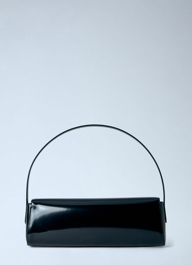 LN-CC® - Jil Sander: Kante Flap Shoulder Bag - Black Jil Sander Kante Flap Shoulder Bag Black jil0266009