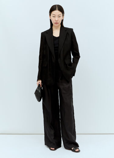 Chloé Buttonless Tailored Blazer Black chl0256006