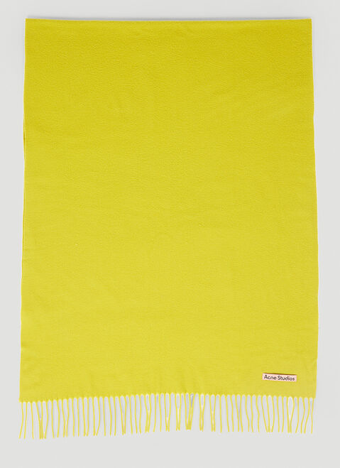 Acne Studios Large Scarf Yellow acn0353001