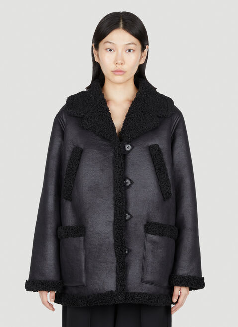 A.P.C. アビエーター レザージャケット ブラック apc0248025