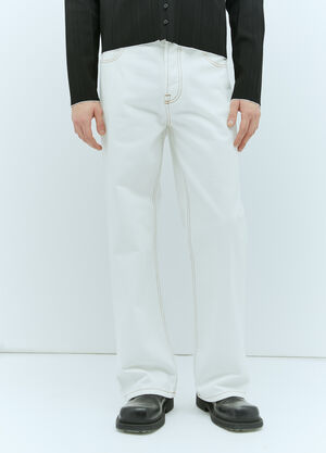 Acne Studios Le De-Nimes Large Jeans White acn0156008