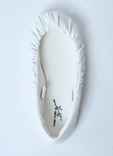 Yume Yume Tied Ballerina Flats White yum0257002