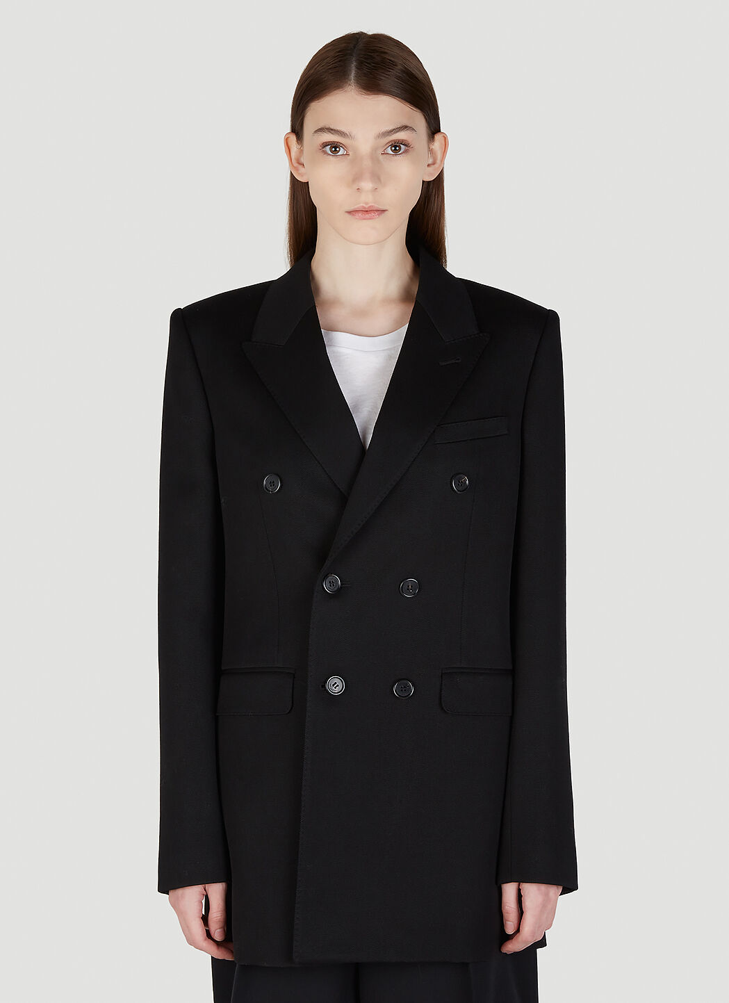 【再入荷】 Saint LN-CC | Black in Jacket Breasted Double Laurent フライトジャケット