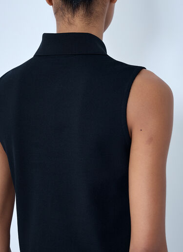 Saint Laurent Cassandre Polo Shirt Black sla0263018