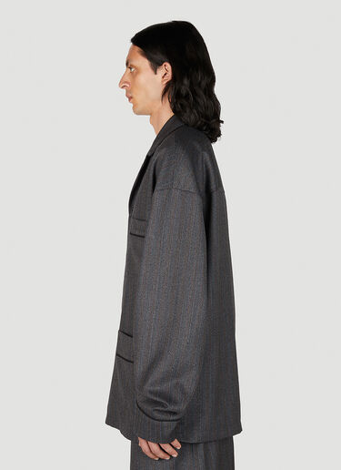 ウール シェブロン ジャケット Bottega Veneta ウール シェブロン ジャケット グレー bov0154003