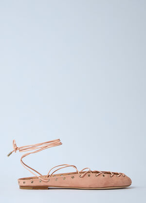 Chloé Ghillies Ballerina Flats Beige chl0259010