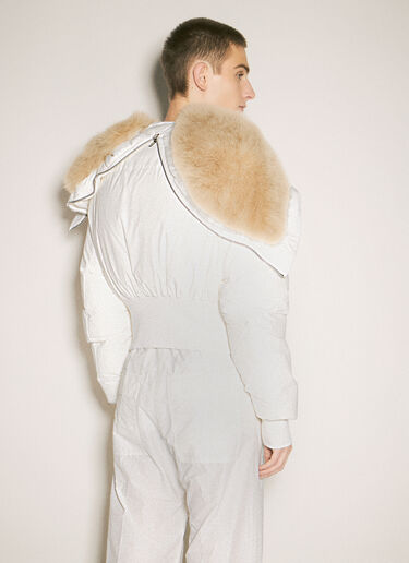 Moncler x Rick Owens Alice 派克大衣 乳白色 mcs0358006