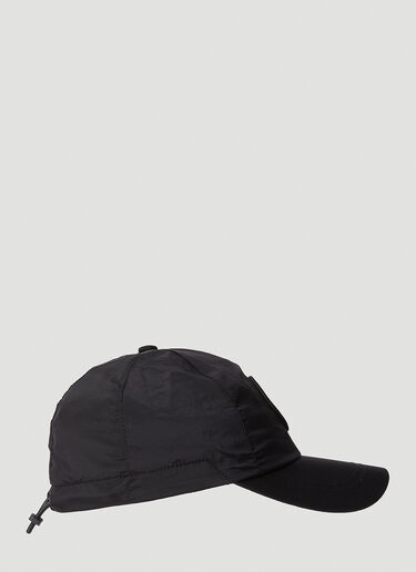 Stone Island Compass 贴饰棒球帽 黑色 sto0152092