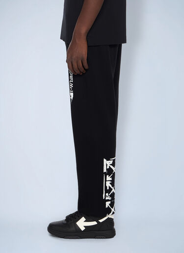 Off-White Ink Arrow Cuffed Track Pants Black ofw0162029
