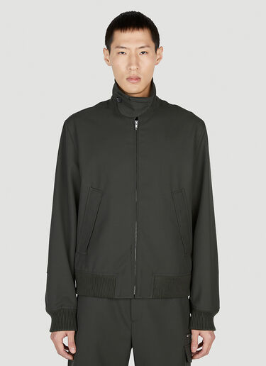 Helmut Lang 라이트 봄버 재킷 다크 그린 hlm0152006