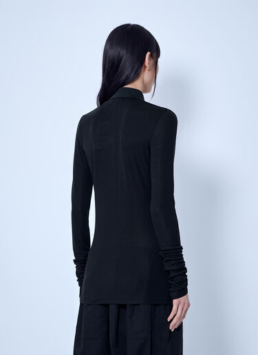 Entire Studios Long Sleeve Polo Black ent0266022