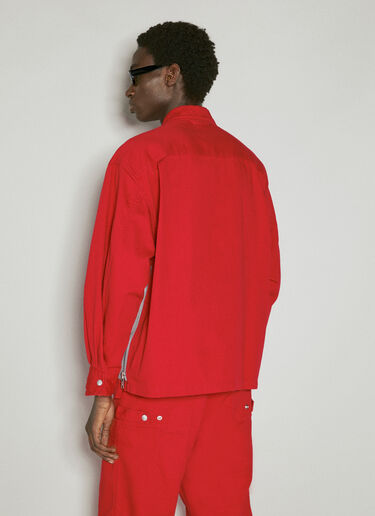 UNDERCOVER Cotton Twill Work Jacket Red und0153007