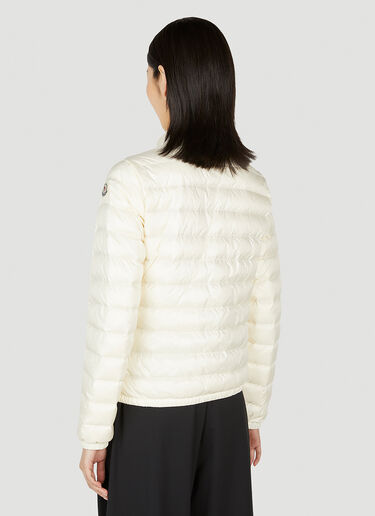 Moncler Lans Short Down Jacket White mon0252059