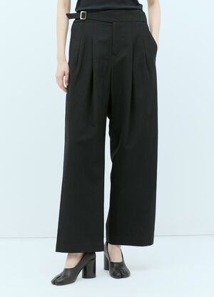 Issey Miyake Ease Wool Pants Red ism0255001