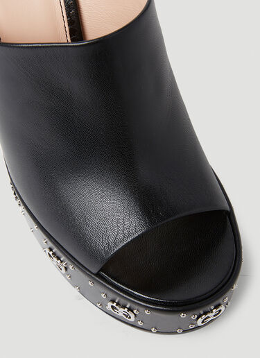 Gucci GG Platform Mules Black guc0253118