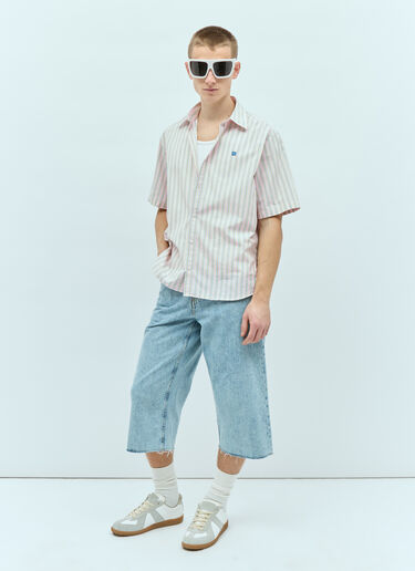 Acne Studios 条纹系扣衬衫 粉色 acn0155011