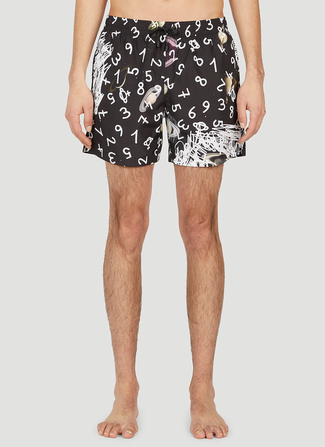 Vivienne Westwood Graphic Print Swim Shorts Black vvw0152009