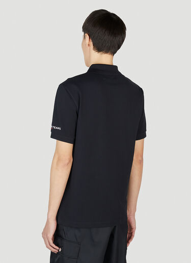 Raf Simons x Fred Perry Logo Motif Polo Top Black rsf0152006