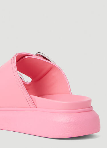 Alexander McQueen Buckle Sandals Pink amq0251077