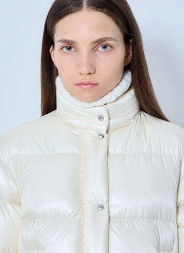 LN-CC® - Moncler: Tepice Short Down Jacket - White Moncler Tepice Short Down Jacket White mon0266037