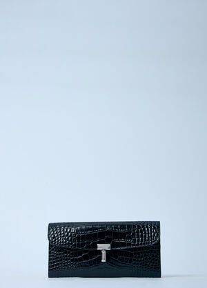 TOTEME T-Lock Wallet Black tot0261031