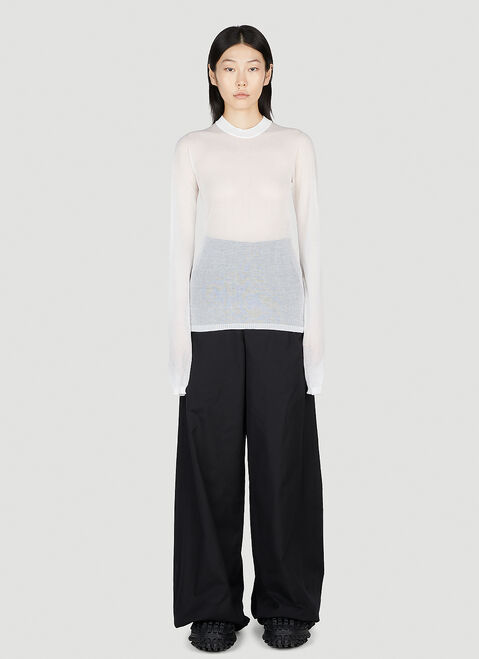 Jacquemus Betsy Long Sleeve Top Pink jac0251020
