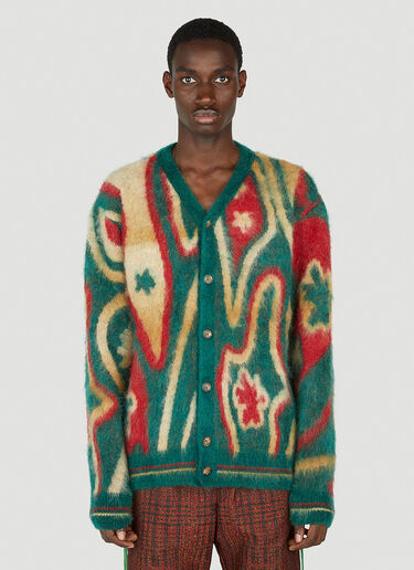 Ahluwalia Ongoye Cardigan Green ahl0152003