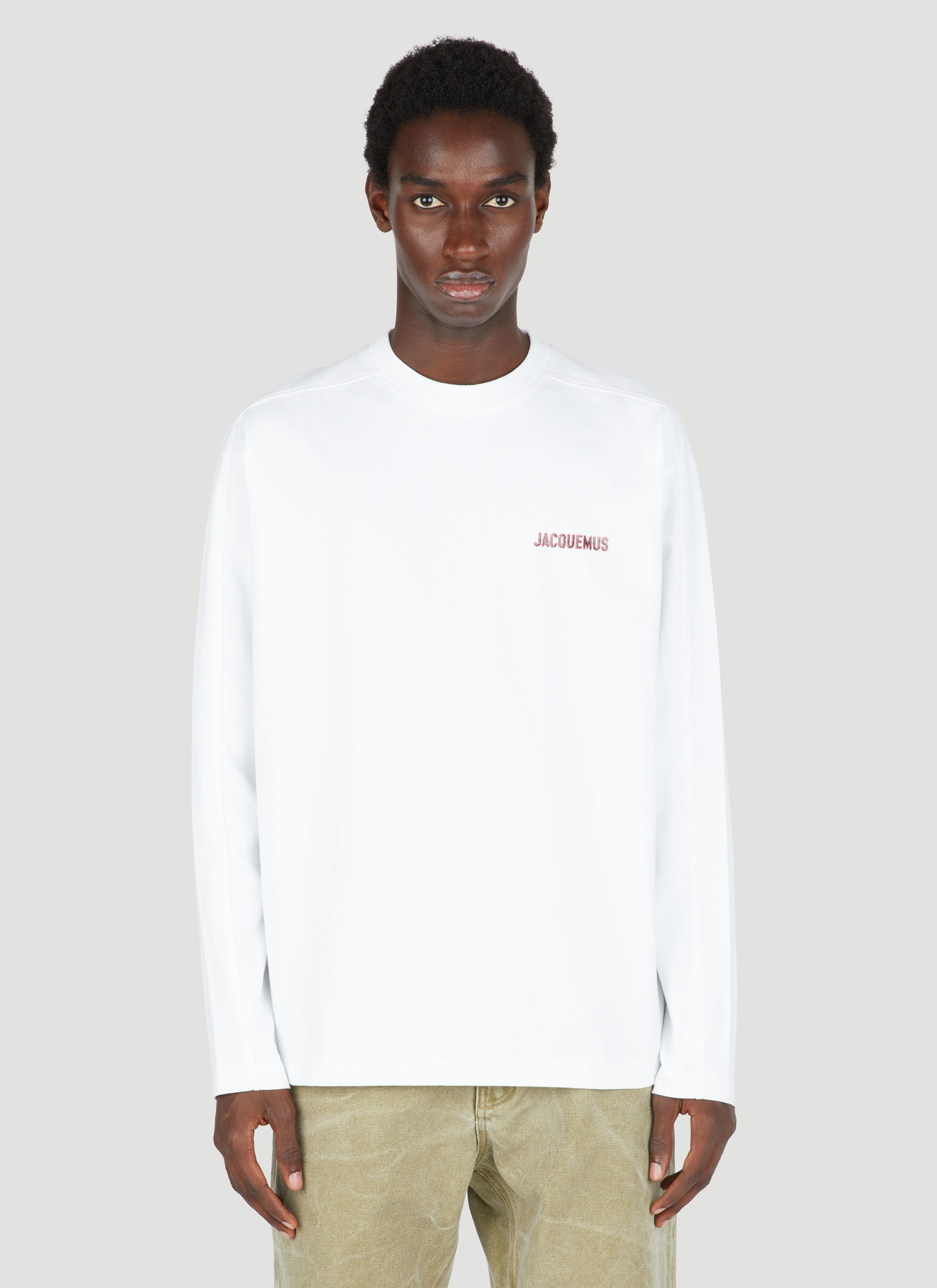 Jacquemus Men s Le Pavane T Shirt in White LN CC