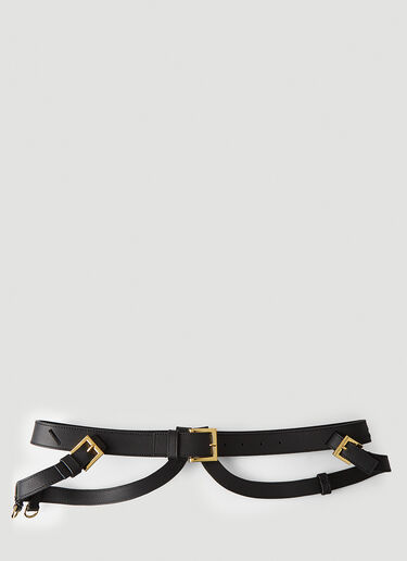 Jacquemus La Ceinture Baudrier Belt Black jac0246083