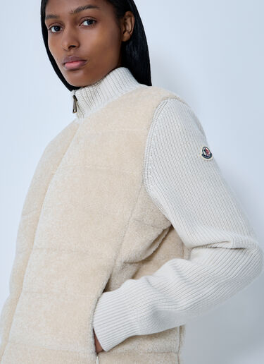 Panel Cardigan Moncler Panel Cardigan Cream mon0263047
