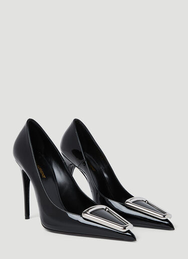 Saint Laurent Patent Leather Pumps Black sla0253079