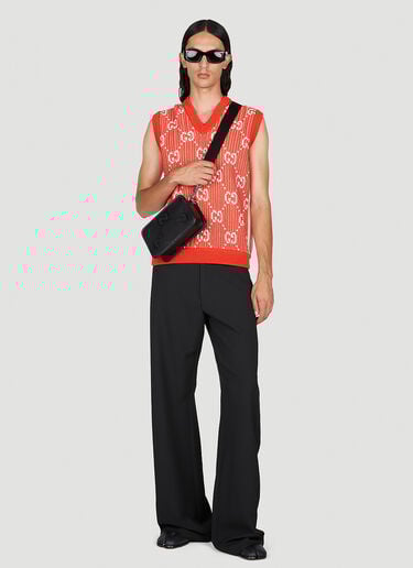 Gucci GG Jacquard Vest Red guc0153036