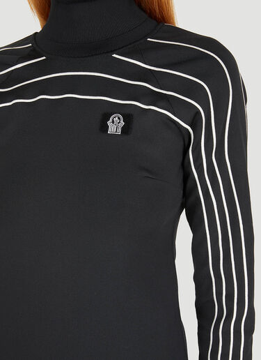Moncler x Gentle Monster 高领徽标贴饰连衣裙 黑 mgm0250002