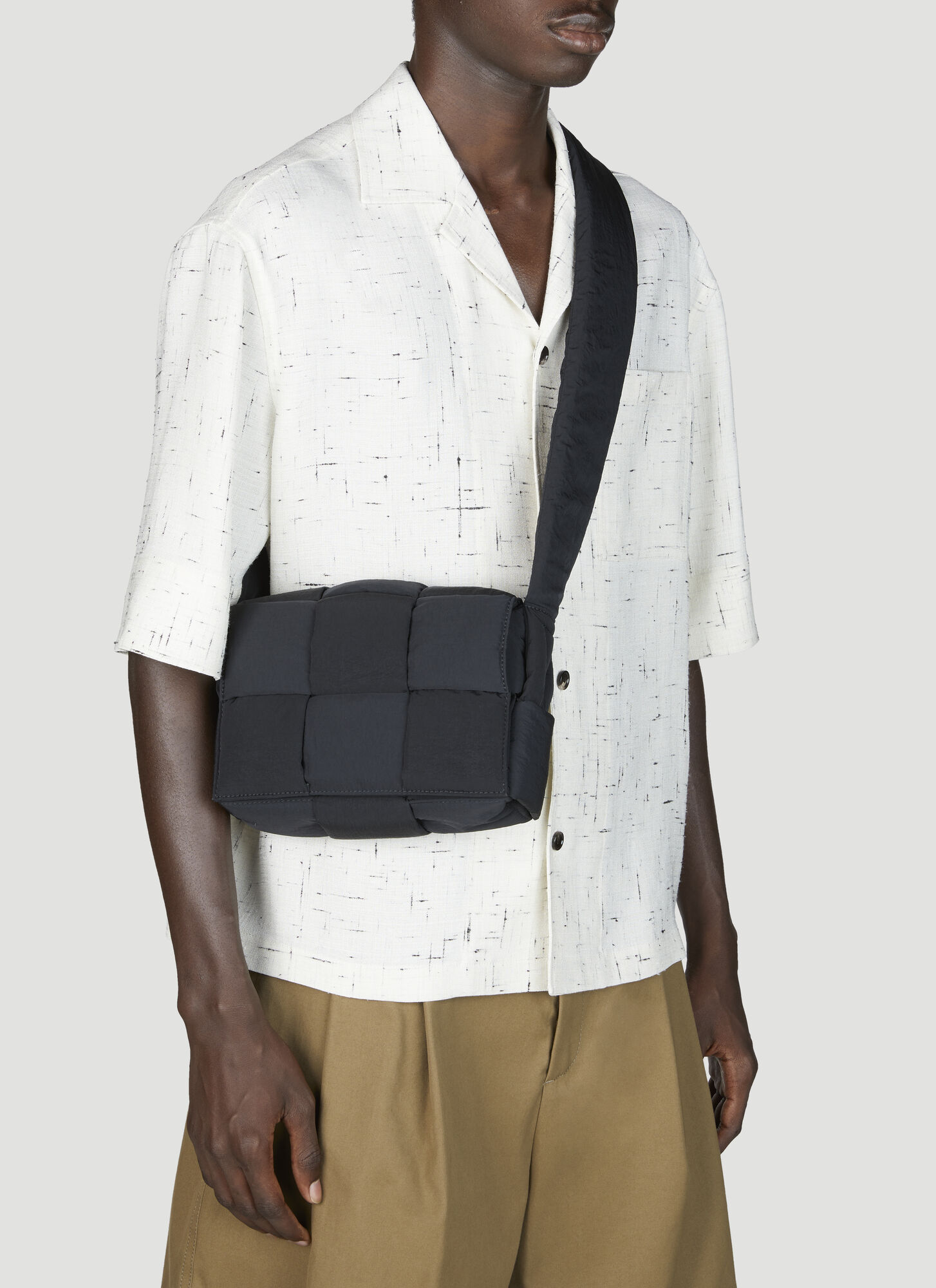 Bottega Veneta Small Padded Tech Cassette In Black | ModeSens