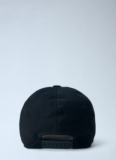LN-CC® - Rick Owens DRKSHDW: Embroidered Logo Cap - Black Rick Owens DRKSHDW Embroidered Logo Cap Black drk0166024