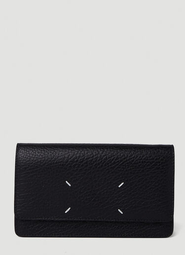 Four Stitch Large Chain Wallet Maison Margiela Four Stitch Large Chain Wallet Black mla0250026