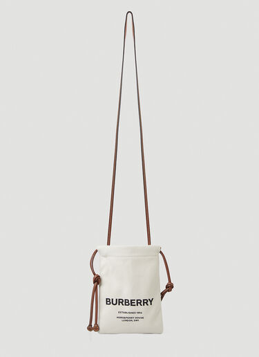 Burberry Logo Mini Shoulder Bag  Beige bur0246042